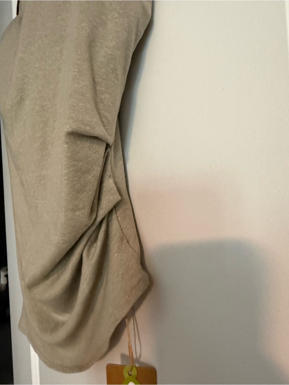 OGL Tencel-Linen Spaghetti Bra Top with Side Slit size medium - Picture 3 of 5